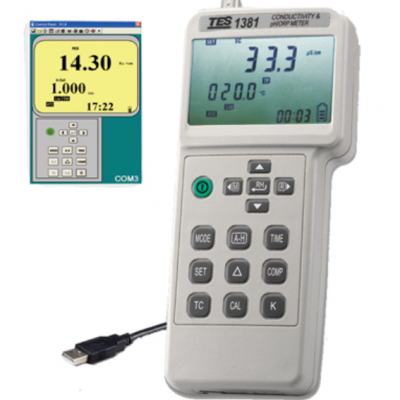 泰仕TES-1381K電導度、酸堿度、氧化